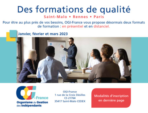 OGI-France Formations 3eme et 4eme trimestre 2023